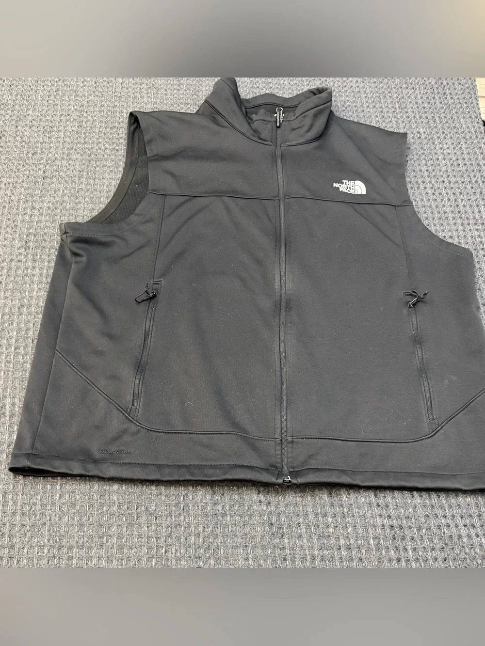 The north face black vest